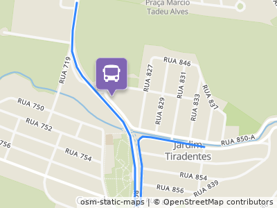 Mapa da parada