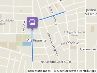 Mapa da parada