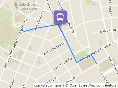 Mapa da parada