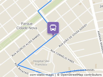 Mapa da parada