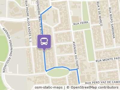 Mapa da parada