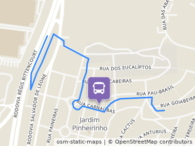 Mapa da parada