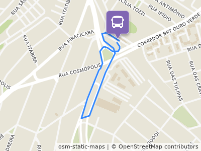 Mapa da parada