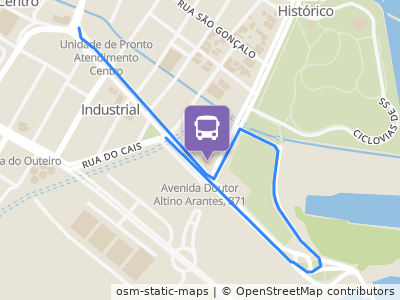 Mapa da parada