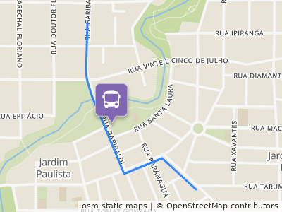 Mapa da parada