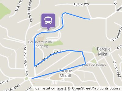 Mapa da parada