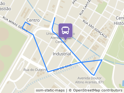 Mapa da parada