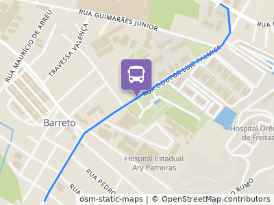 Mapa da parada