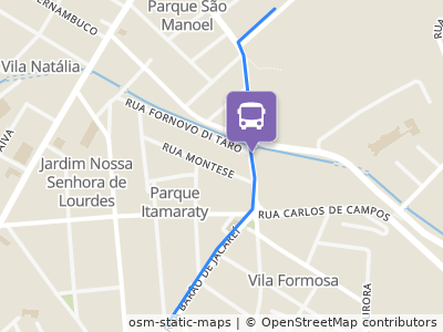 Mapa da parada