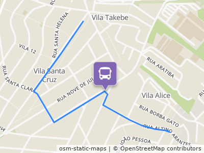 Mapa da parada