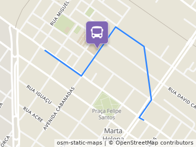 Mapa da parada