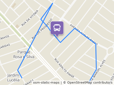Mapa da parada