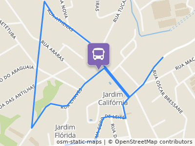 Mapa da parada