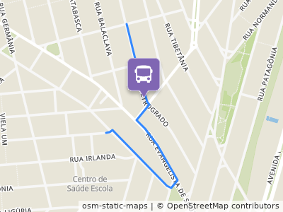 Mapa da parada