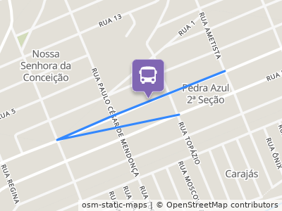 Mapa da parada
