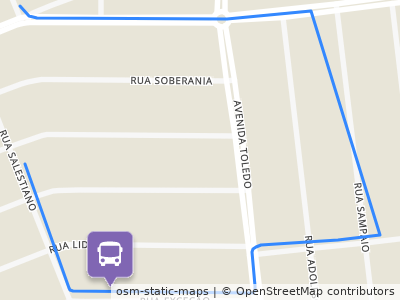 Mapa da parada