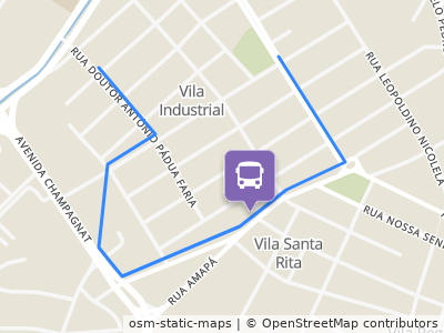 Mapa da parada