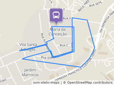 Mapa da parada