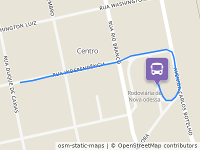 Mapa da parada