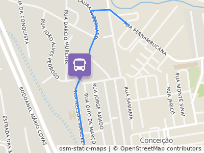 Mapa da parada