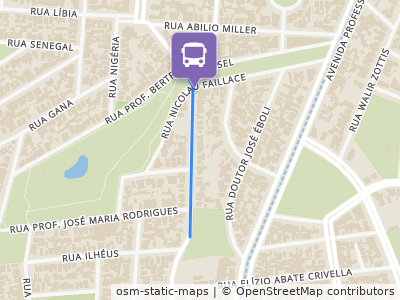 Mapa da parada