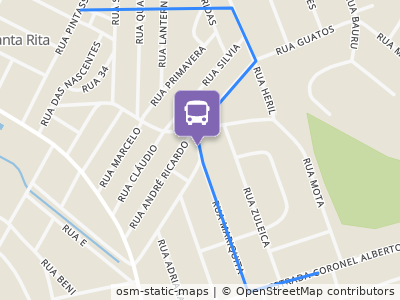 Mapa da parada