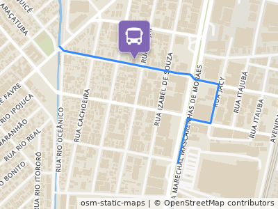 Mapa da parada