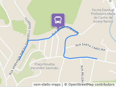 Mapa da parada