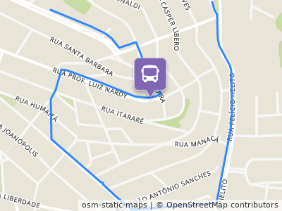 Mapa da parada