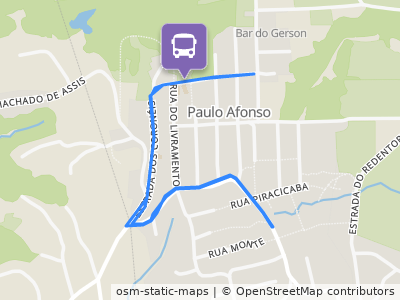 Mapa da parada