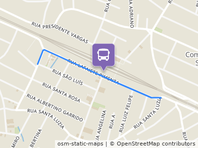 Mapa da parada
