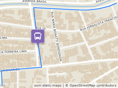 Mapa da parada