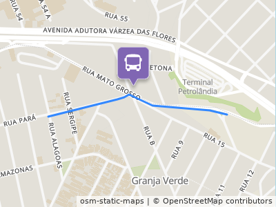 Mapa da parada