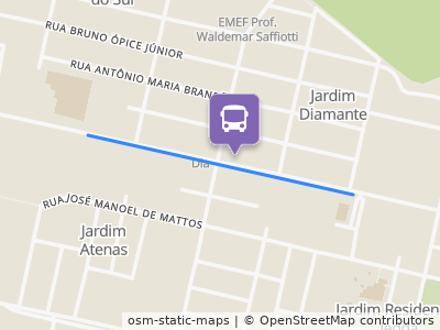 Mapa da parada