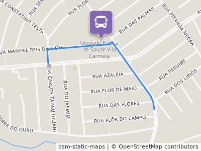Mapa da parada