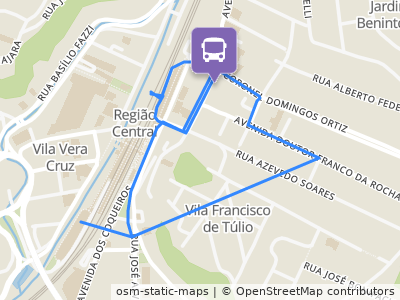 Mapa da parada