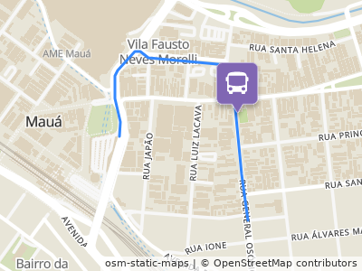 Mapa da parada