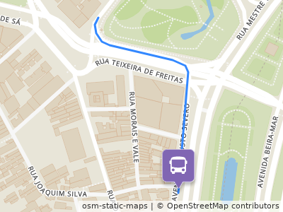 Mapa da parada