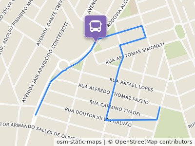 Mapa da parada
