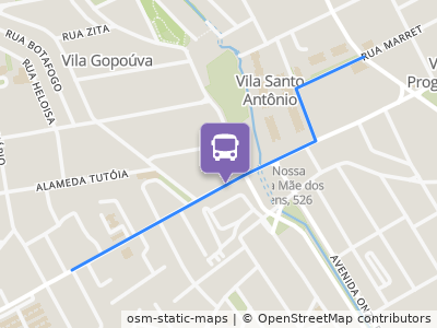 Mapa da parada