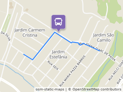 Mapa da parada