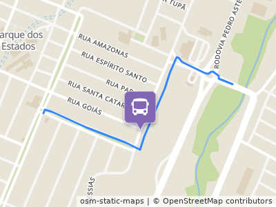 Mapa da parada