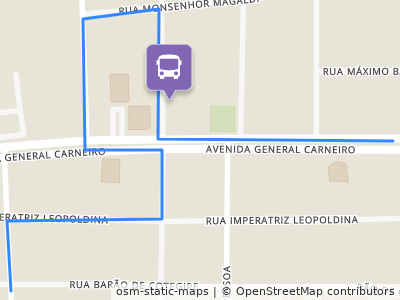 Mapa da parada