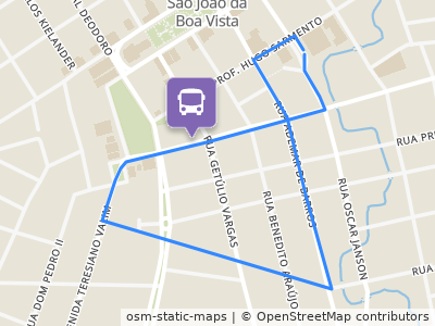 Mapa da parada