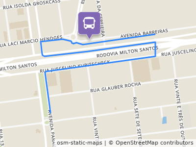 Mapa da parada