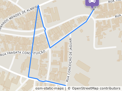 Mapa da parada