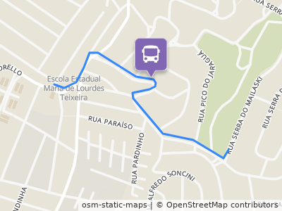 Mapa da parada