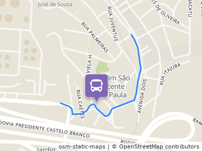 Mapa da parada