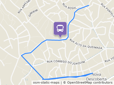 Mapa da parada