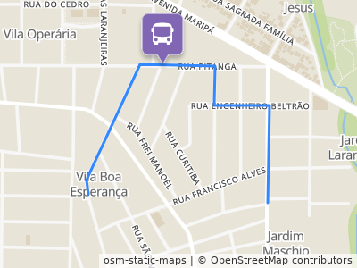 Mapa da parada